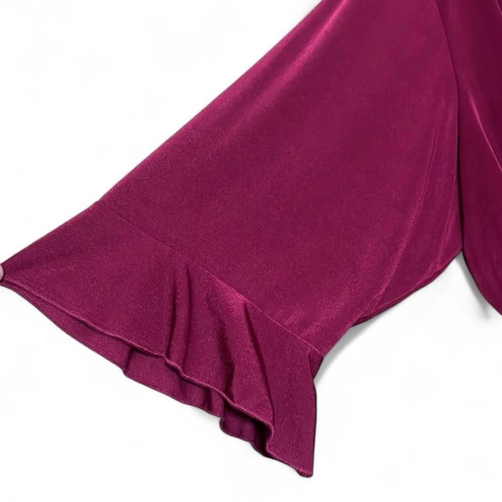Carolyn Strauss Collection Long Cardigan 3XLP Ruffle Collar/Sleeves Grandmacore - Picture 4 of 7